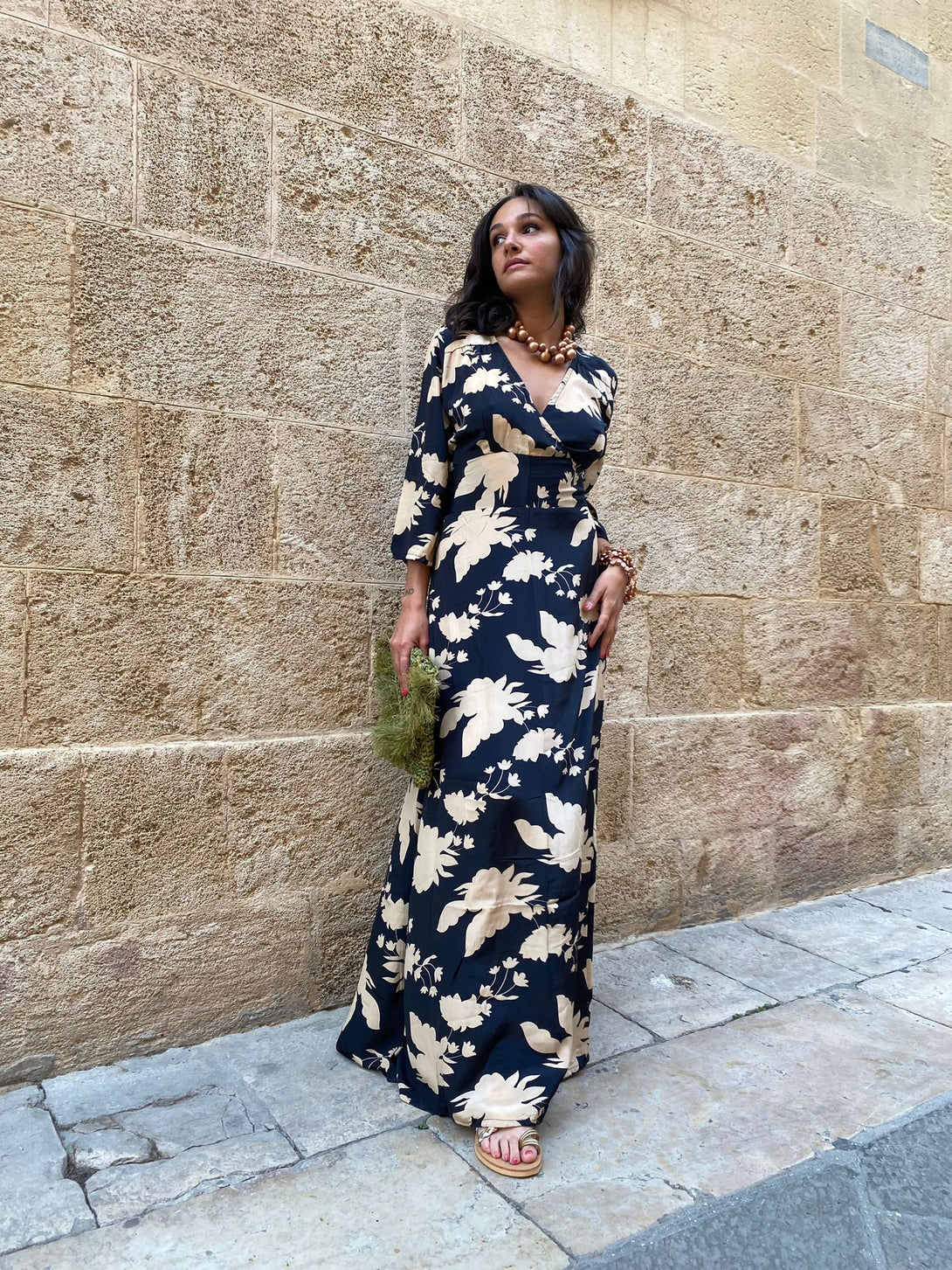 Vestito lungo seta Zoe-Vestito-Bijondo-Bijondo