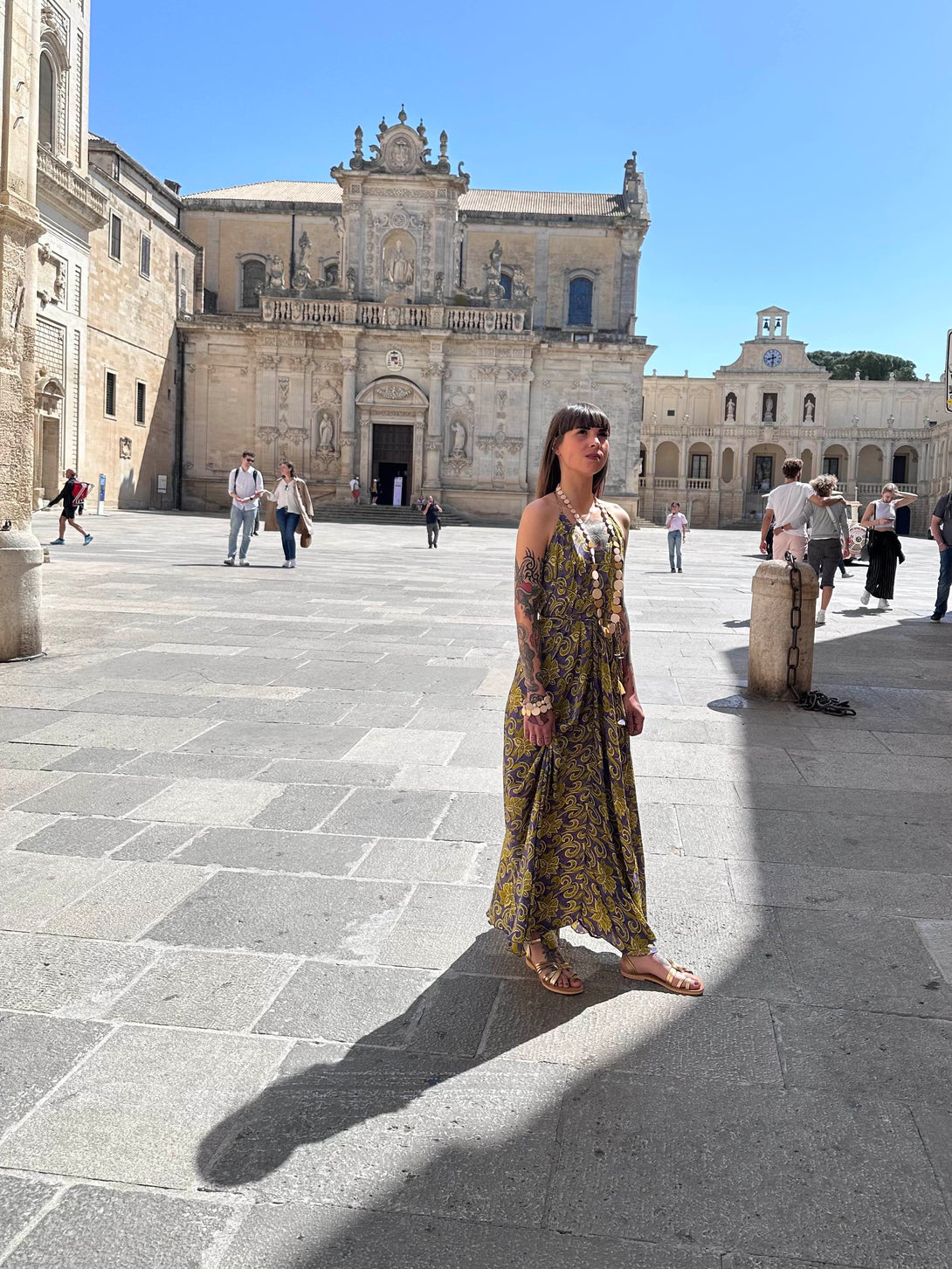 Vestito lungo seta open back Patty-Vestito-WhyY-Bijondo