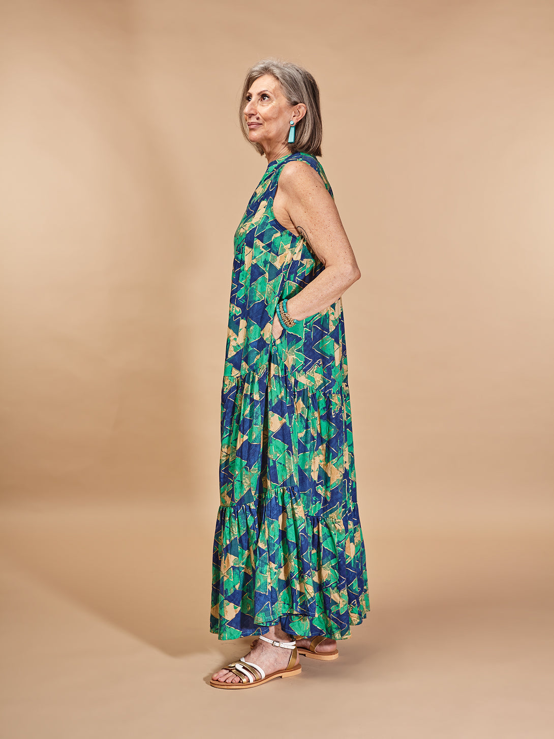 Vestito lungo viscosa Aurelia-Vestito-Bijondo-Bijondo