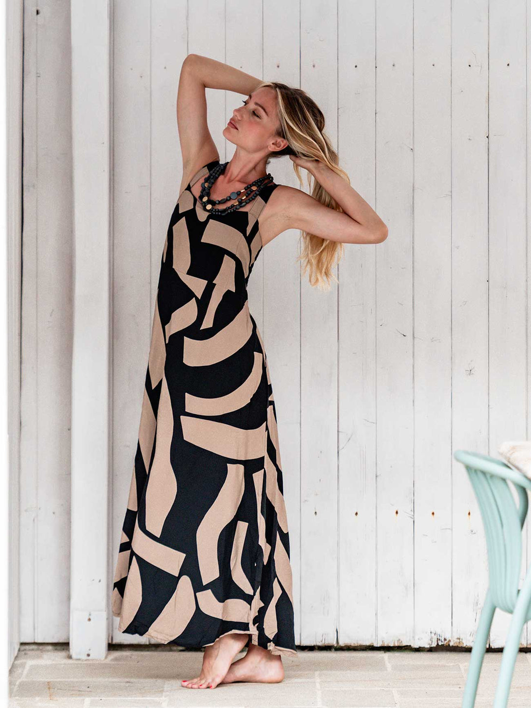 Vestito lungo, viscosa Marina-Vestito-Bijondo-Bijondo