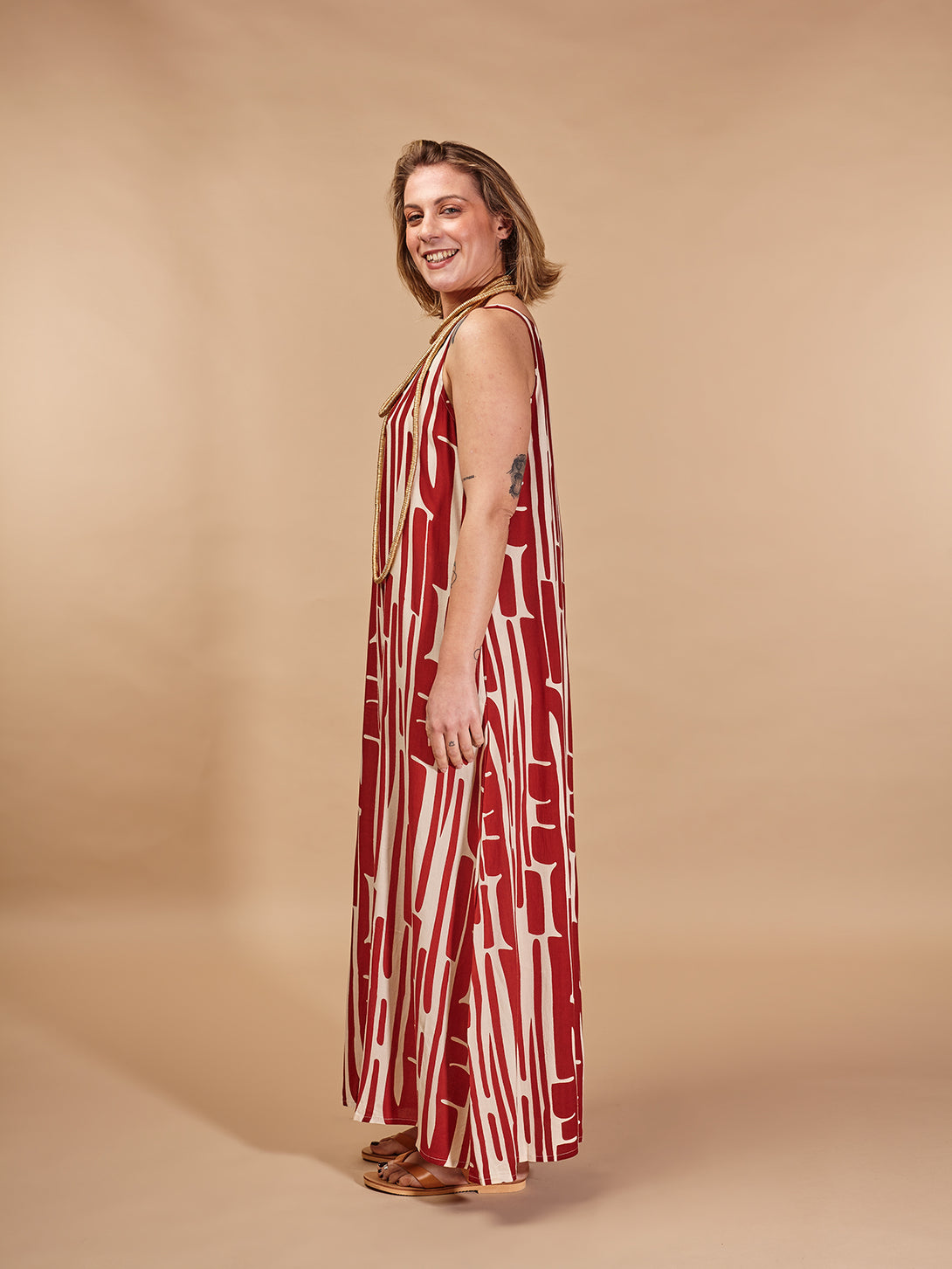 Vestito lungo viscosa Sonia-Vestito-Bijondo-Bijondo