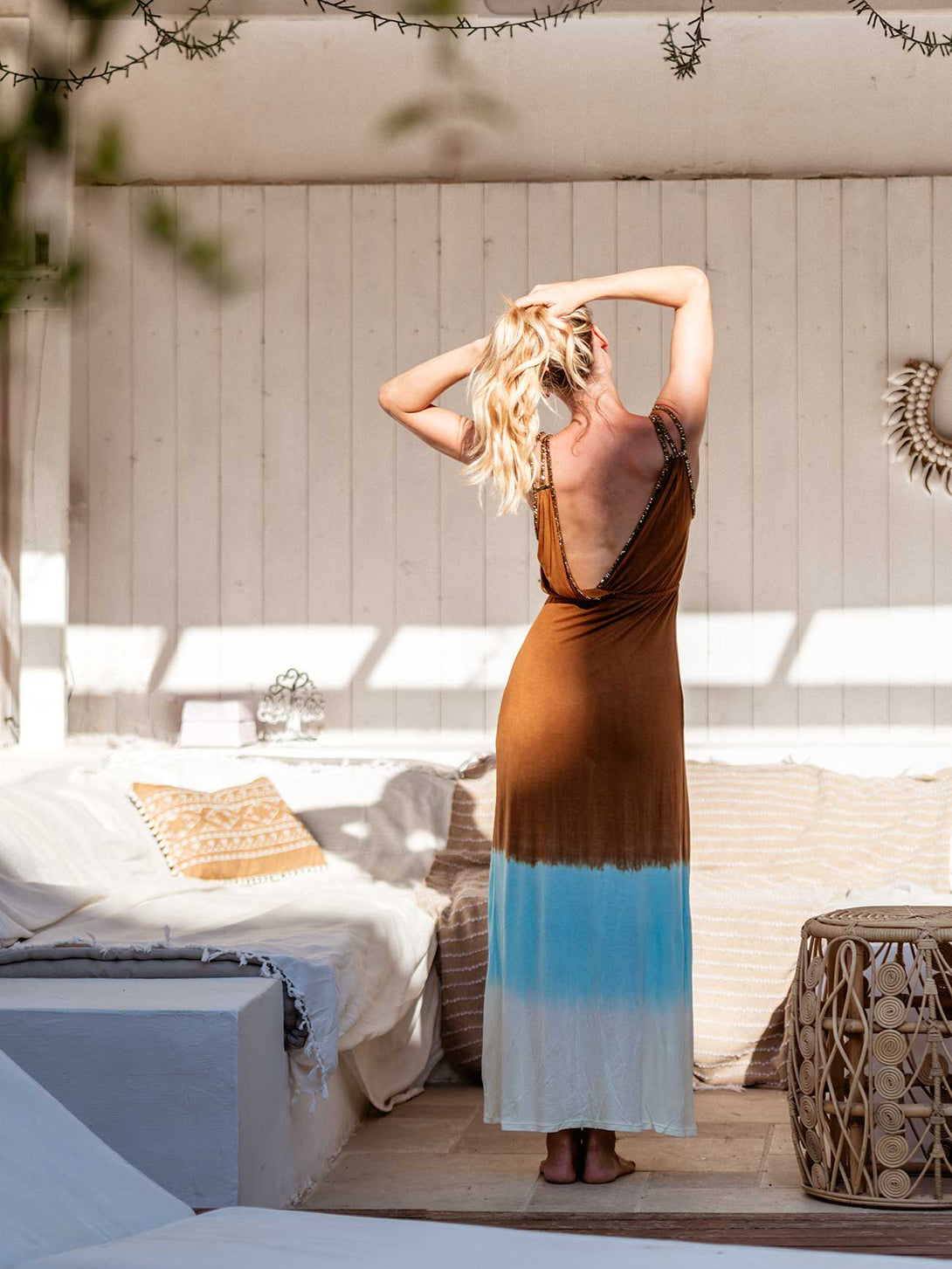 Vestito lungo, viscosa elasticizzato Rebecca-vestito lungo-Bijondo-Bijondo