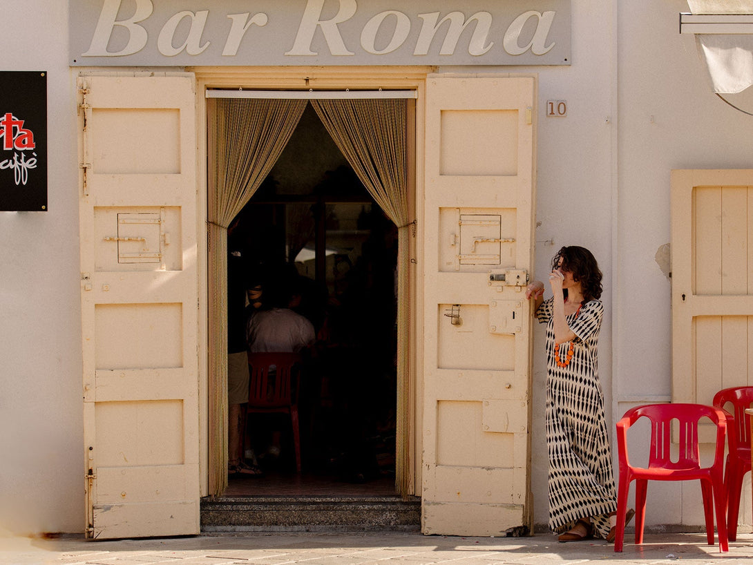 Vestito lungo cotone manica corta Sonny-bianco-S-M-Bijondo