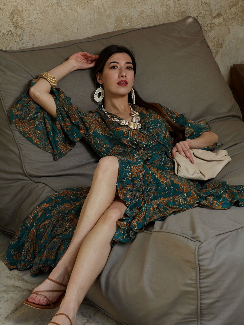 Vestito Gilda - verde - Bijondo