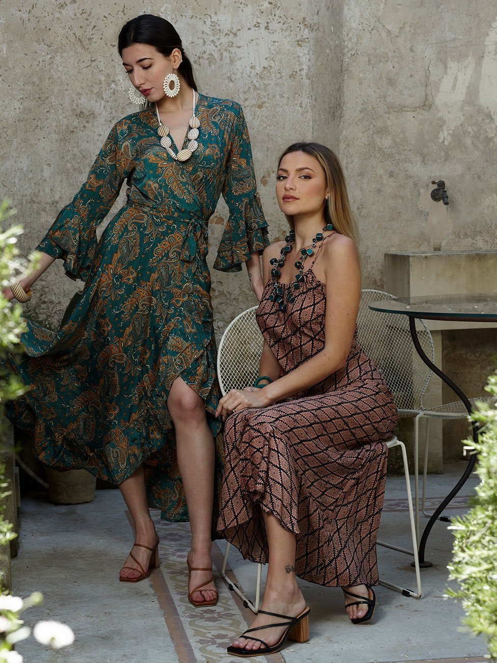 Vestito Gilda - verde - Bijondo