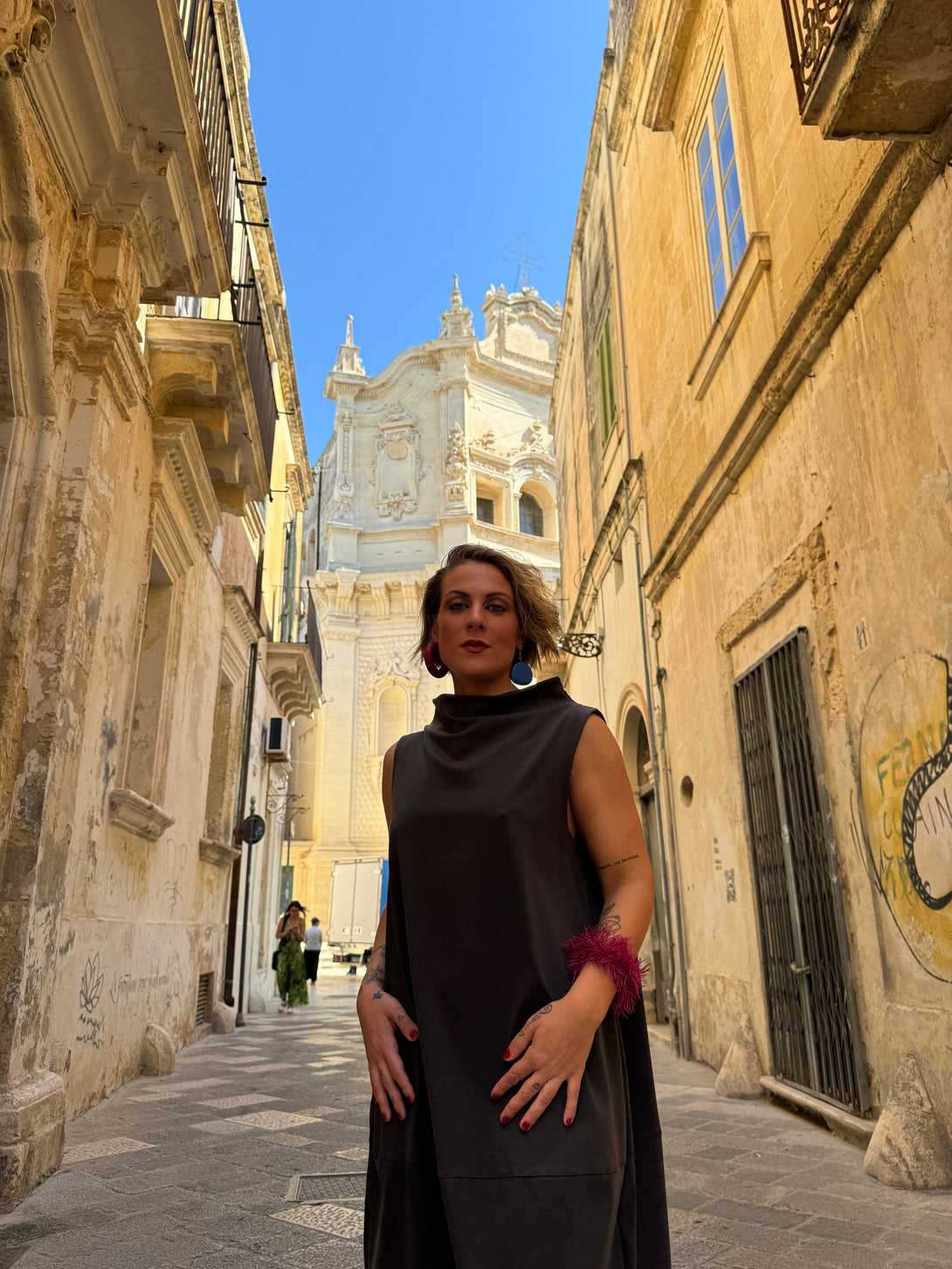 Vestito midi Debbie-vestito-Bijondo-Bijondo