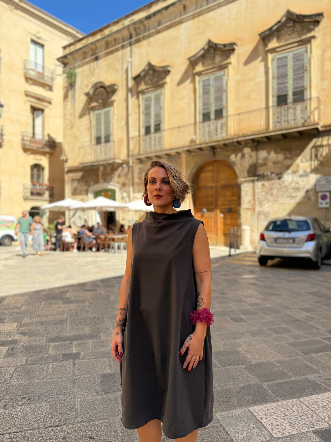 Vestito midi Debbie-vestito-Bijondo-Bijondo