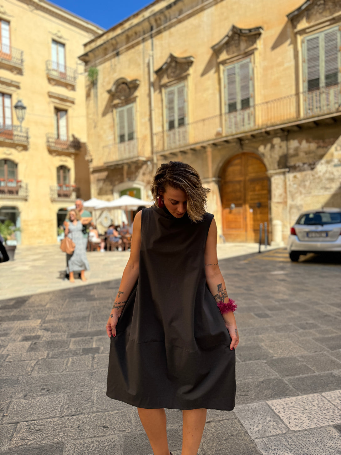 Vestito midi Debbie-vestito-Bijondo-Bijondo