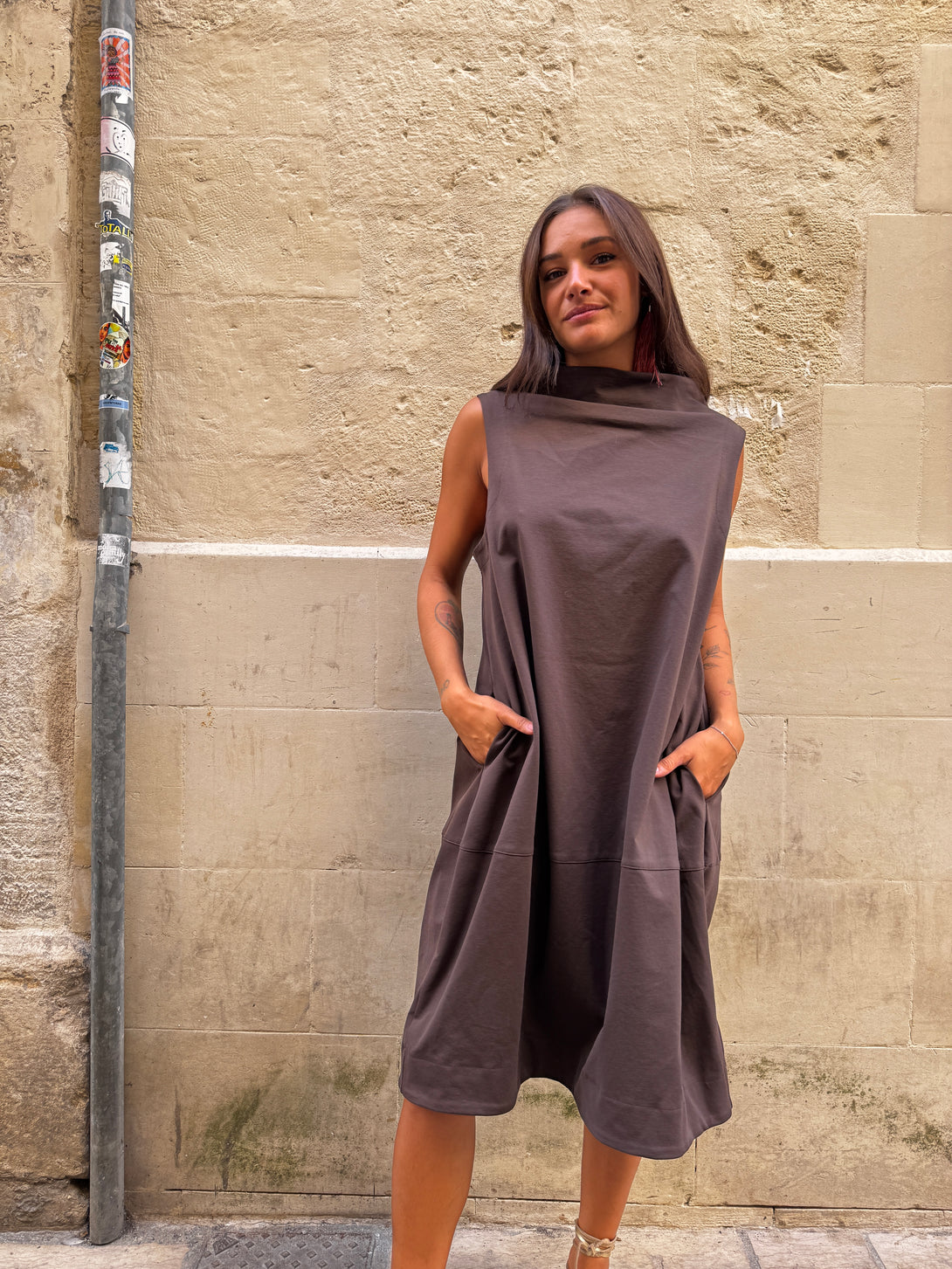 Vestito midi Debbie-vestito-Bijondo-Bijondo