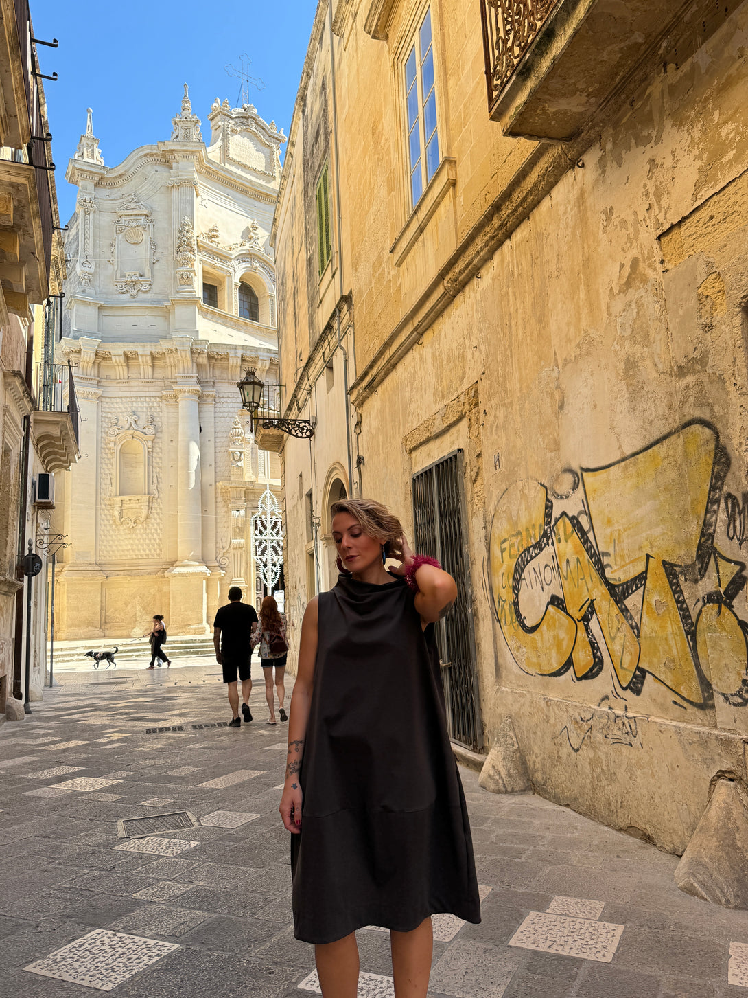 Vestito midi Debbie-vestito-Bijondo-Bijondo