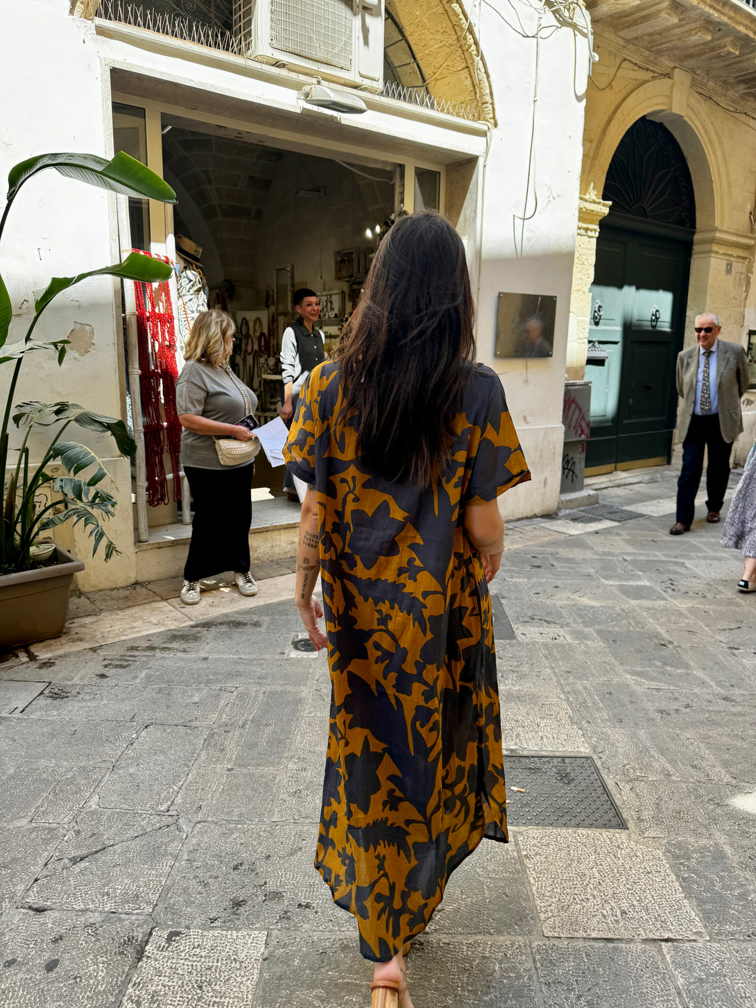 Vestito midi cotone Evie-Vestito-Bijondo-Bijondo