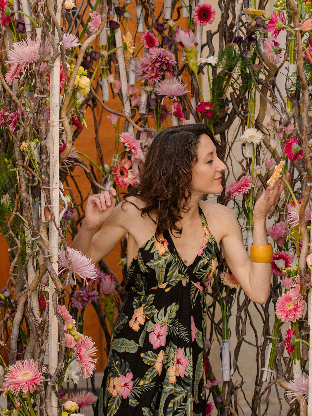 Vestito midi in rayon scollo ad incrocio Patrizia-bianco-taglia unica-Bijondo