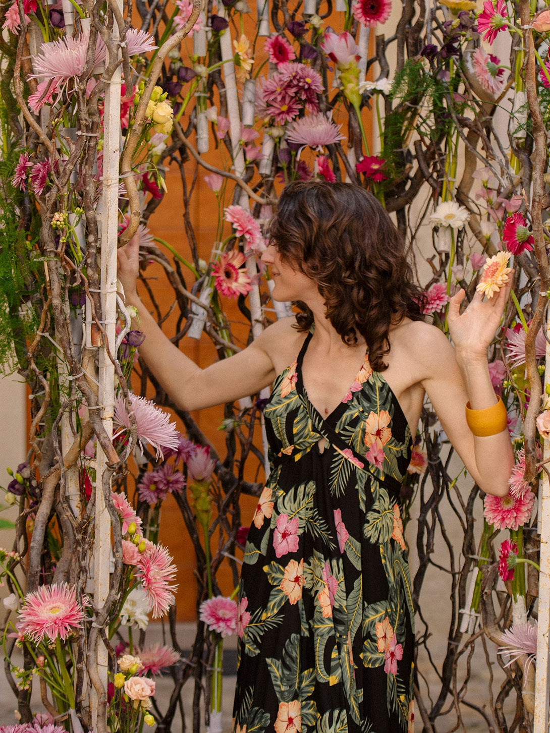 Vestito midi in rayon scollo ad incrocio Patrizia-bianco-taglia unica-Bijondo