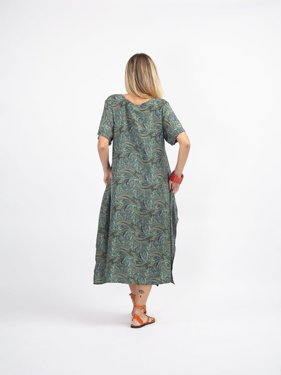 Vestito midi in seta over Leila - S-M - Bijondo