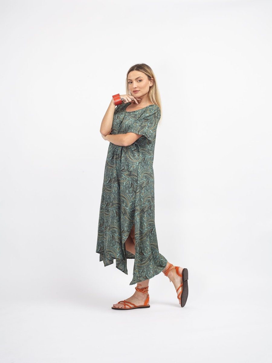 Vestito midi in seta over Leila - S-M - Bijondo