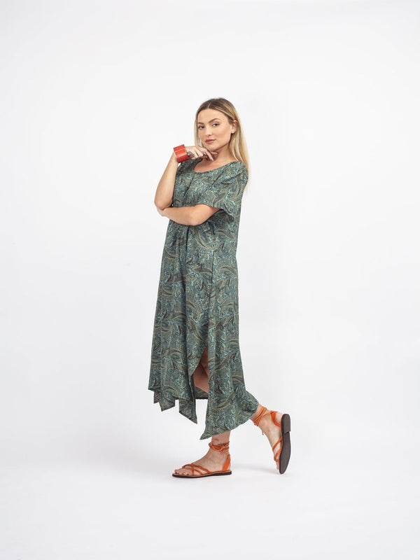 Vestito midi in seta over Leila - S-M - Bijondo