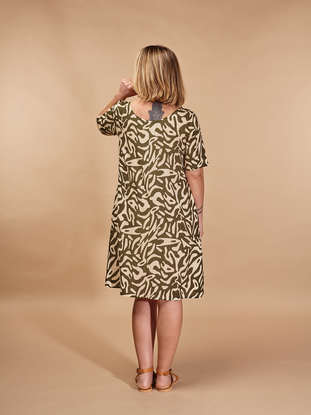 Vestito midi leggero con le tasche, viscosa Dolly-Vestito-Bijondo-Bijondo