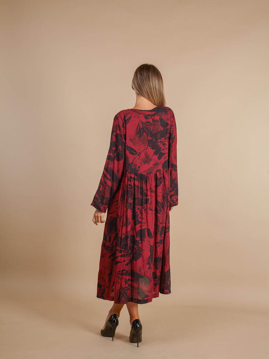 Vestito midi oversize fantasia Giamila-Vestito-Bijondo-Bijondo