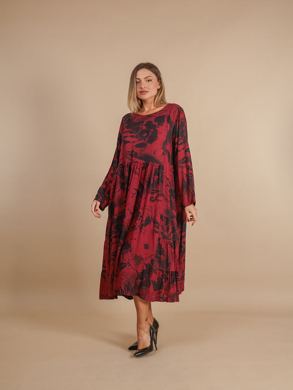 Vestito midi oversize fantasia Giamila-Vestito-Bijondo-Bijondo