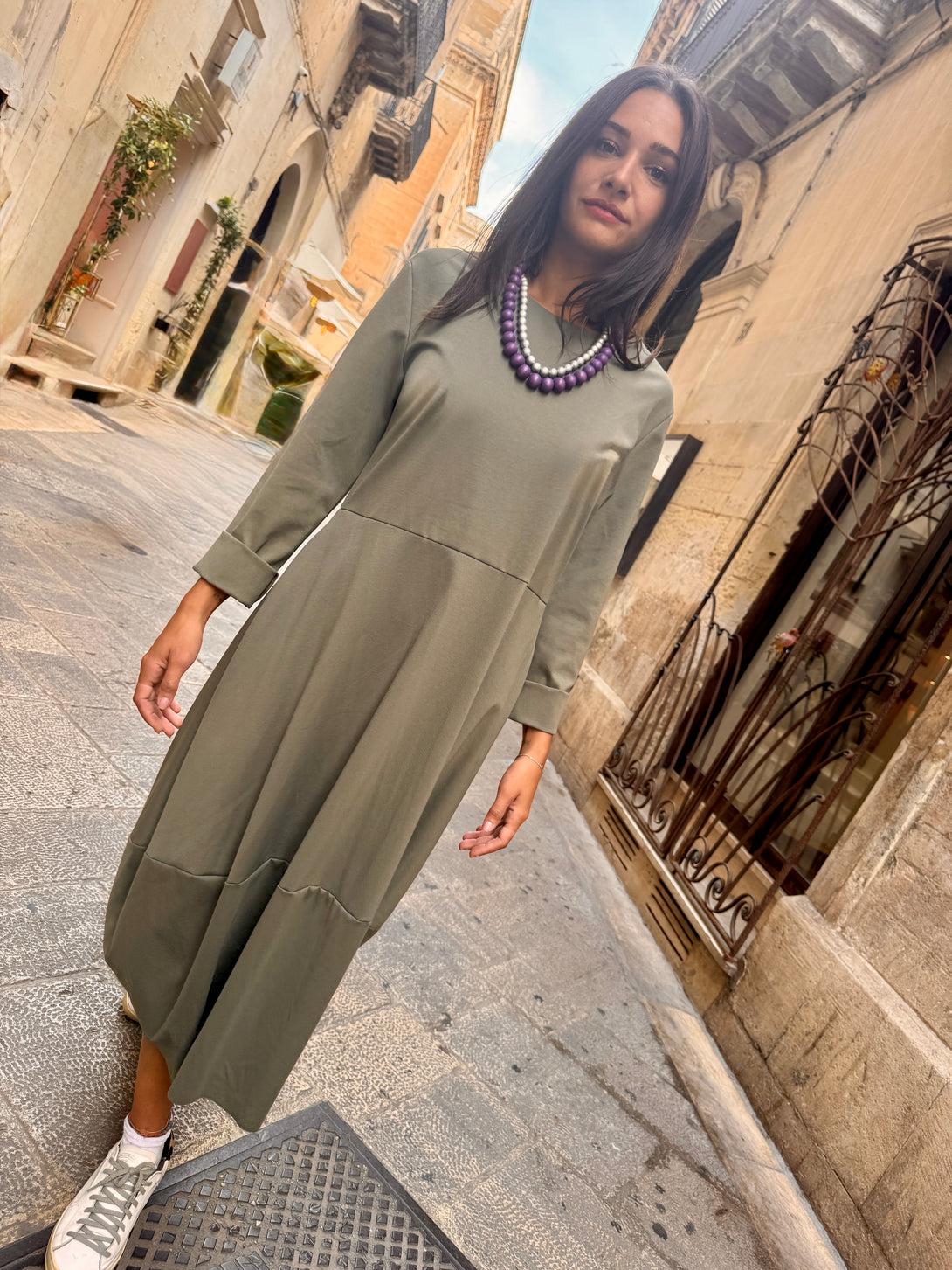 Vestito midi ovetto Yasmim-Vestito-Bijondo-Bijondo