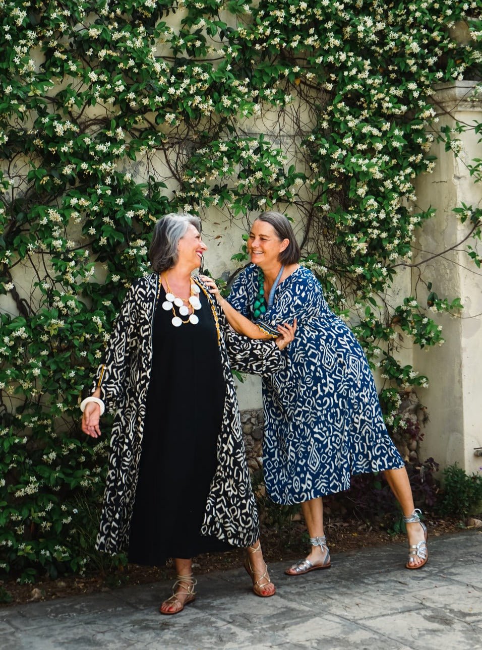 Vestito midi seta manica corta Zahra - nero - Bijondo