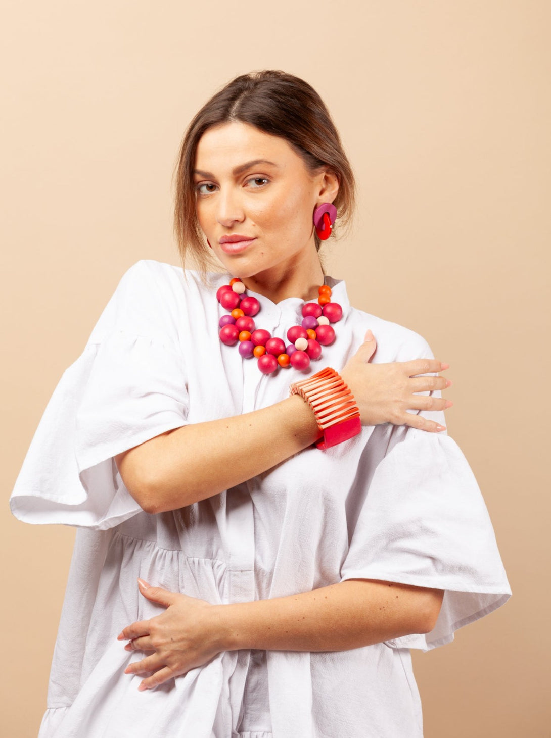 Vestito mini lino Phoebe-Vestito-Bijondo-Bijondo