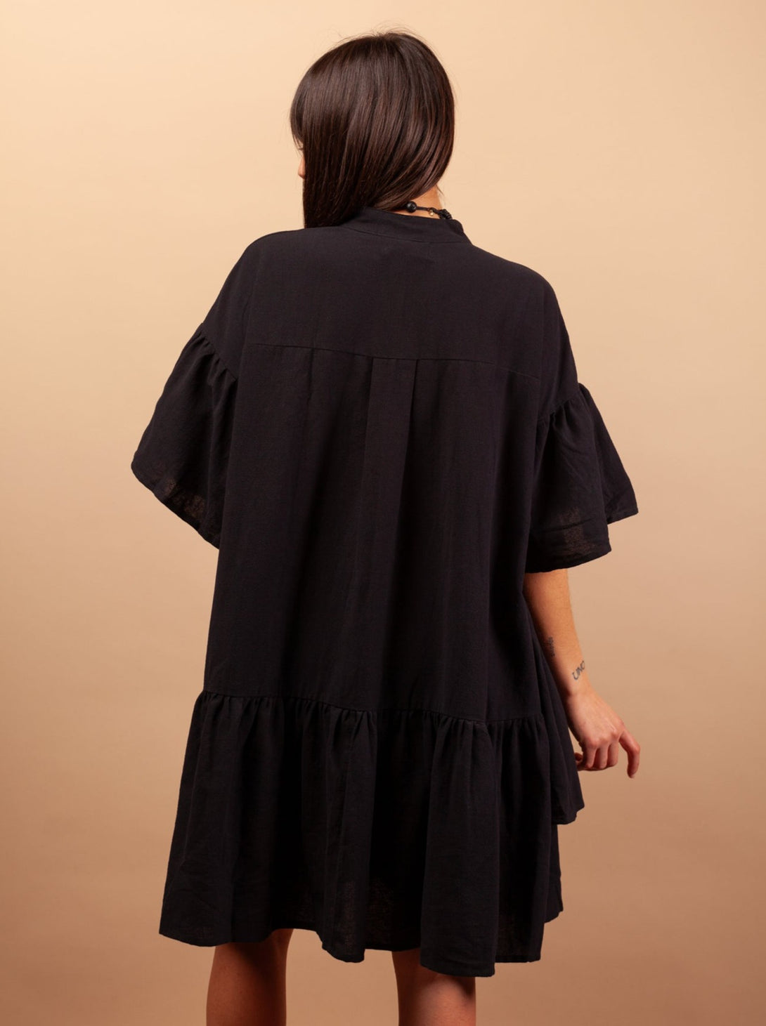 Vestito mini lino Phoebe-Vestito-Bijondo-Bijondo