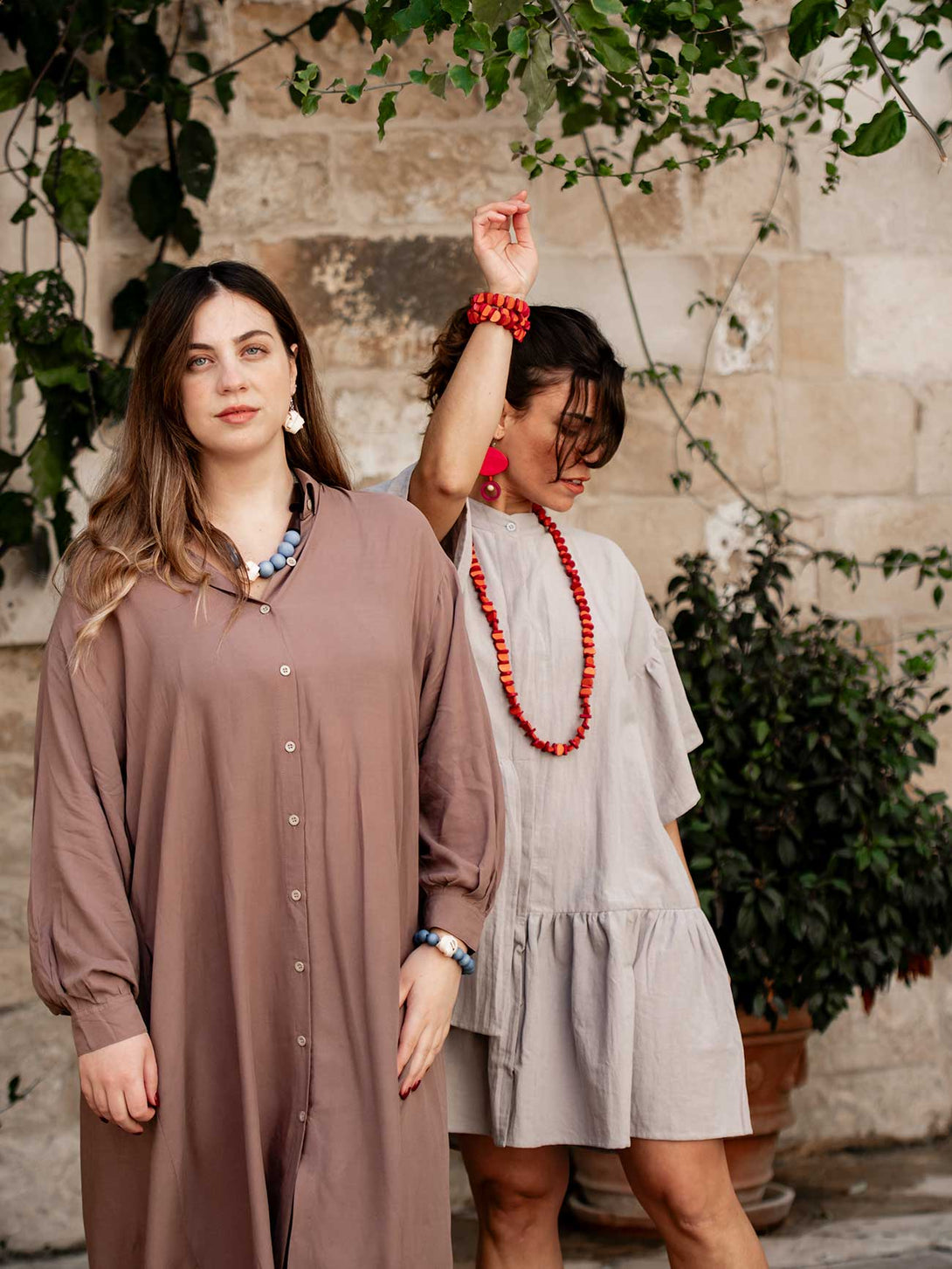 Vestito mini lino Phoebe-Vestito-Bijondo-Bijondo