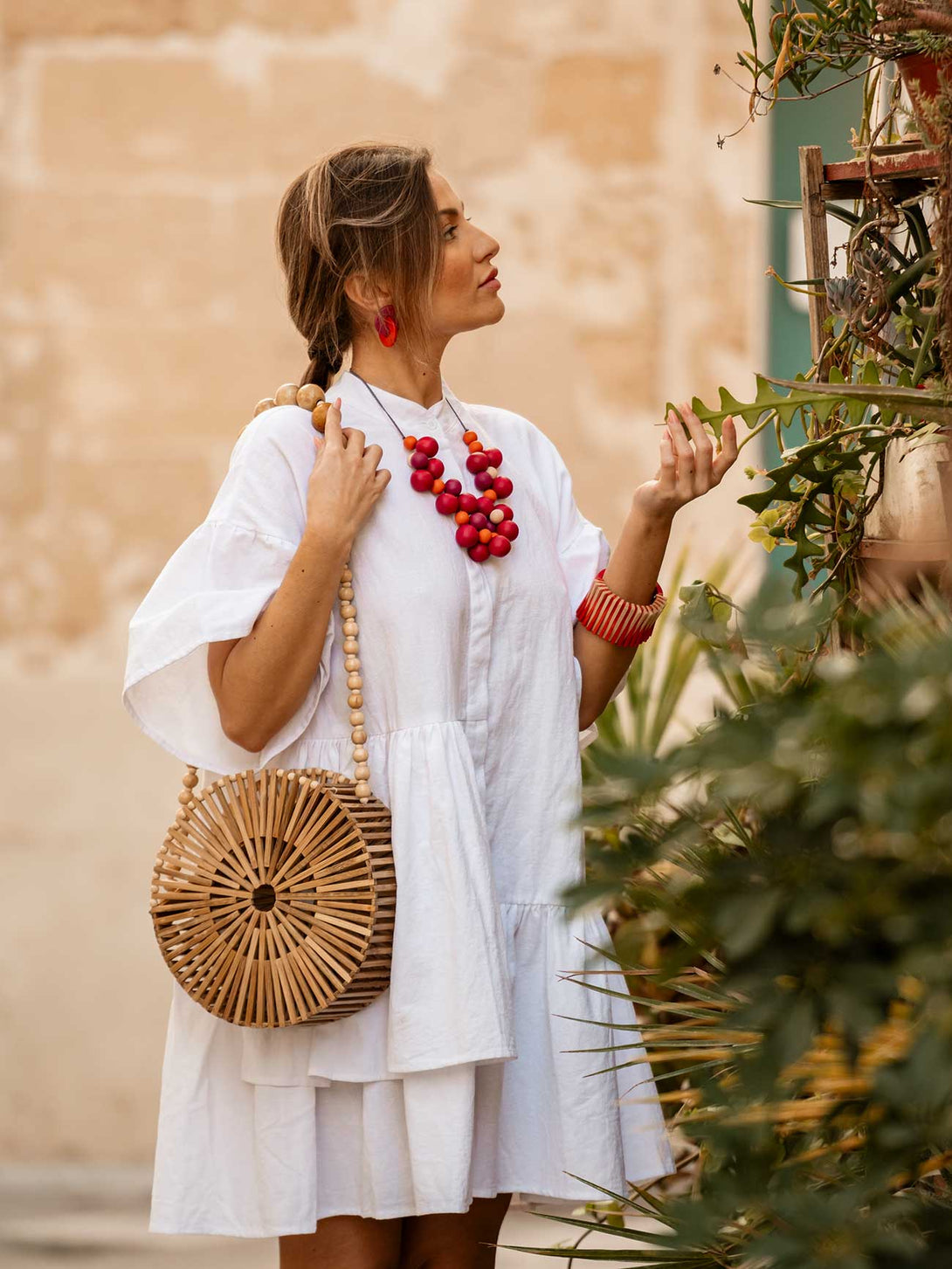 Vestito mini lino Phoebe-Vestito-Bijondo-Bijondo