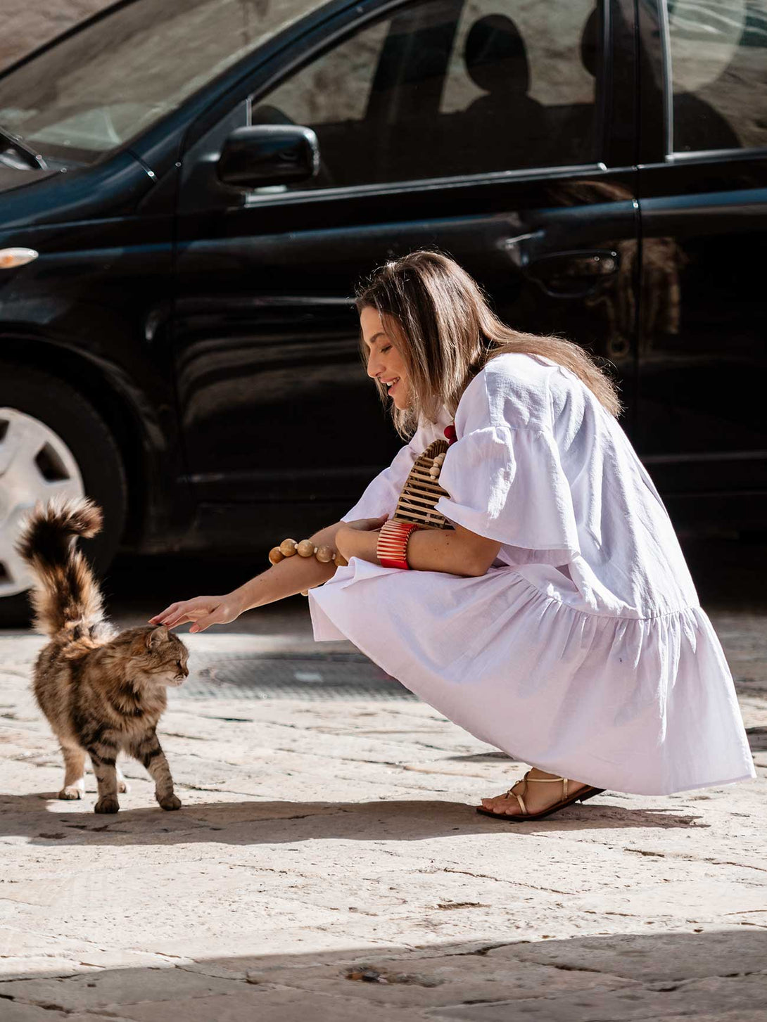 Vestito mini lino Phoebe-Vestito-Bijondo-Bijondo