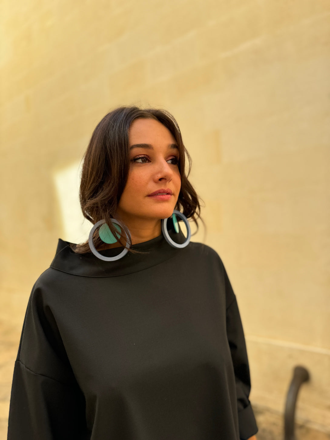 Vestito oversized midi Blue Flower-Vestito-Wendy Trendy-Bijondo