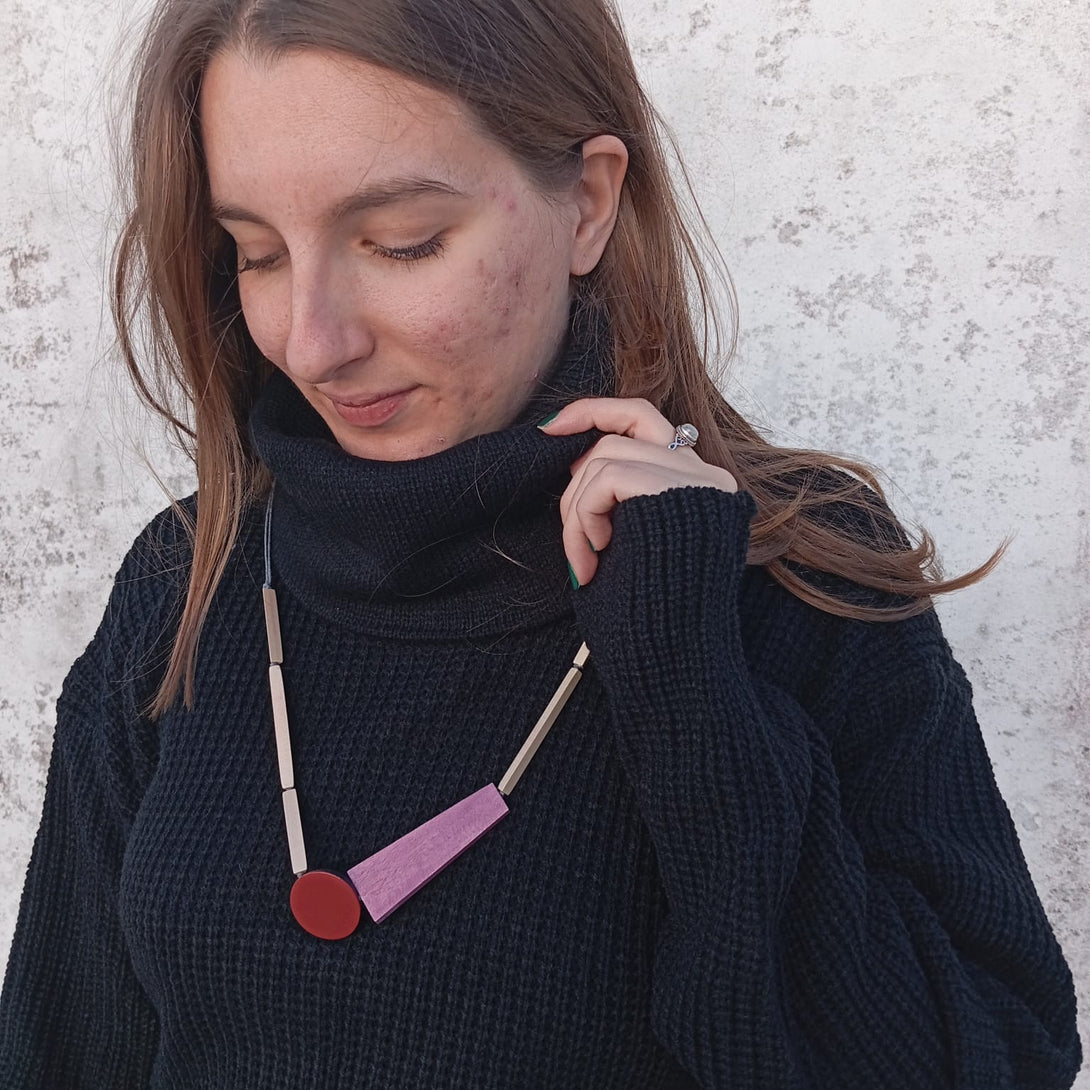 Vestito pullover in maglia Frida-nero-taglia unica-Bijondo