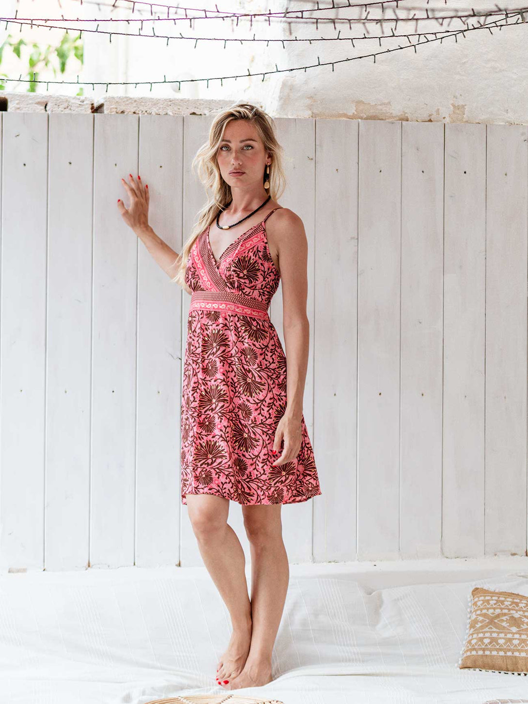 Vestito seta, corto Penelope-Vestito-Bijondo-Bijondo