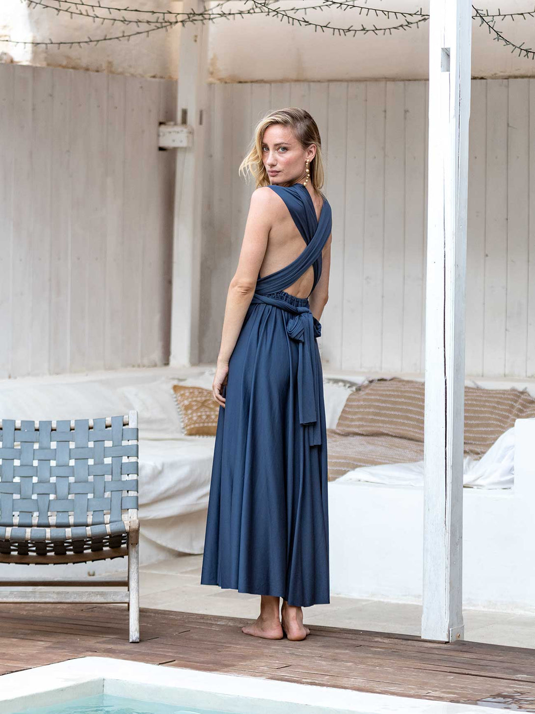 Vestito trasformabile Ayunita infinity a lunghezza caviglia-Vestito-Bijondo-Bijondo